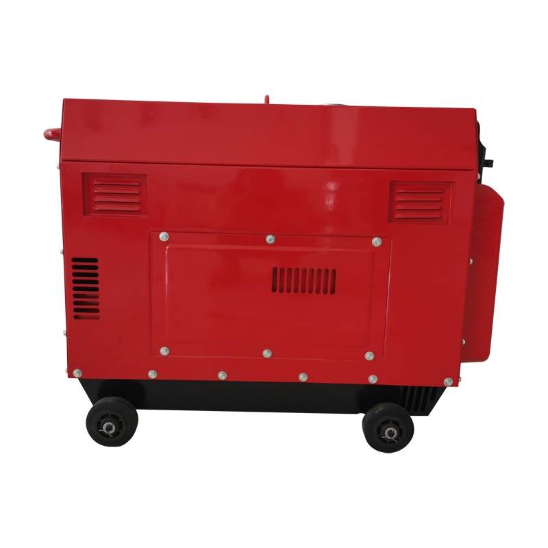 HAOMAX HM4000DS柴油发电机组3KW动力178F单相红色外壳