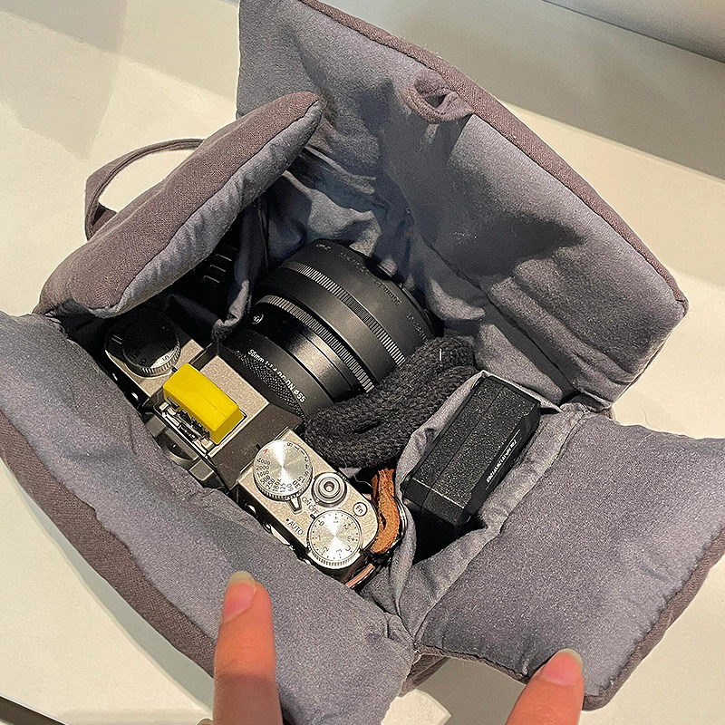 富士xt50/30相机收纳包佳能/尼康适用25新款加厚防撞便携式手提包