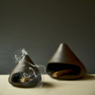 德国跨境陶瓷香炉圣木托盘架Palo holder秘鲁圣木燃烧盘托 Santo