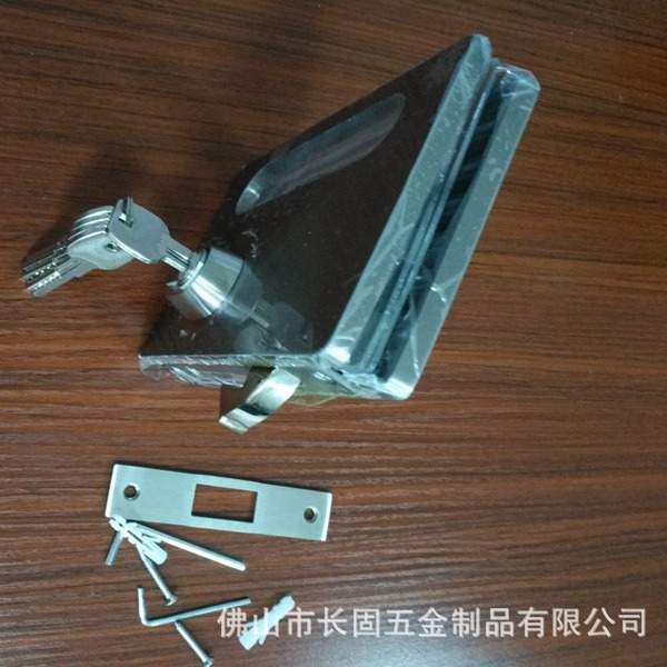 精铸不锈钢长固ST-G014玻璃移门推拉门锁 办公室玻璃工程配套五金