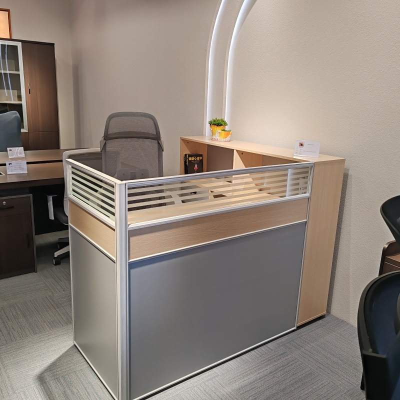 屏风办公桌椅组合简约现代4人2职员桌财务桌办公室员工卡座工作位