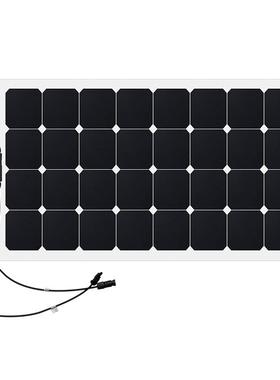 sunpower半柔性110W太阳能电池板可弯曲房车专业设计