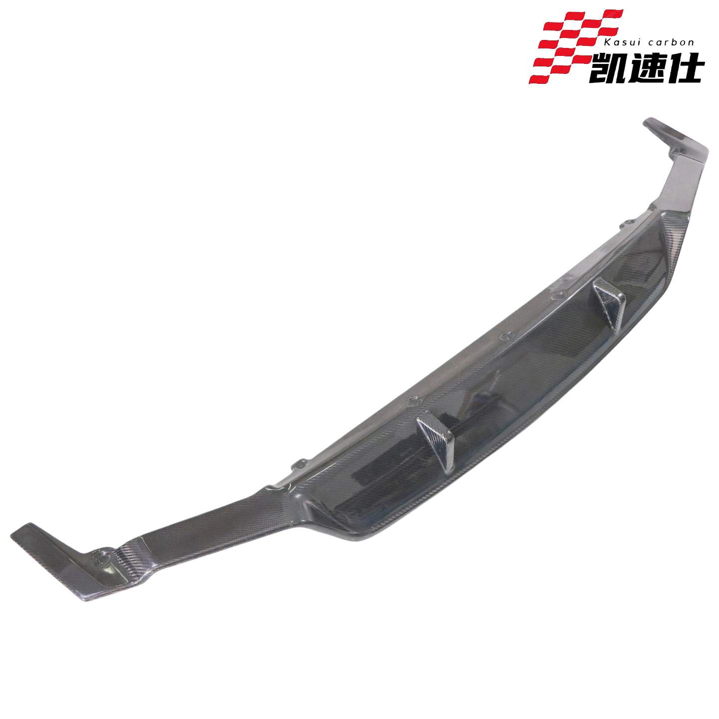 适用于宝马5系G30G38碳纤维END款CC款后扰流后扩散器后铲后唇真碳
