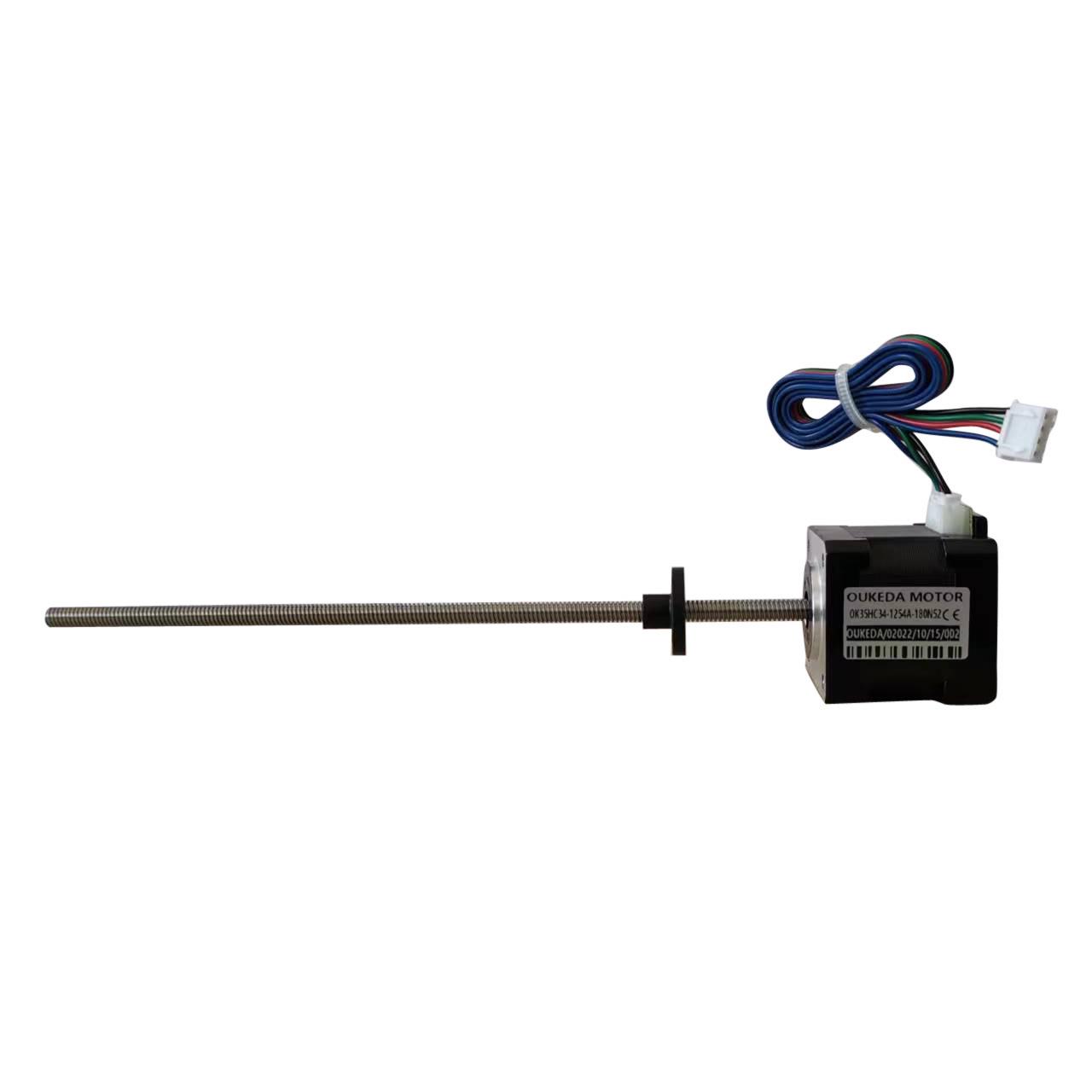 35丝杆电机导程2mm8mm35丝杆步进电机NEMA14T型直线丝杆电机