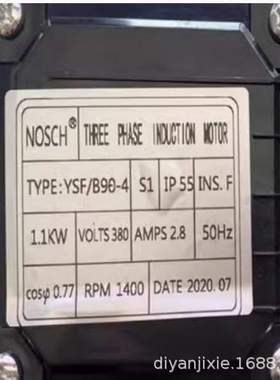NOSCH电机马达YSF/B90-4 SFY1-90S-4 YSF80-4 YSF802-4 YSF90-4