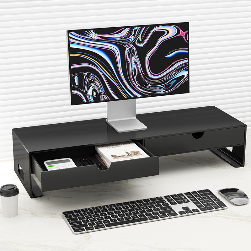 电脑显示器增高架屏幕支撑架办公室E桌面整理收纳盒台面书本置物