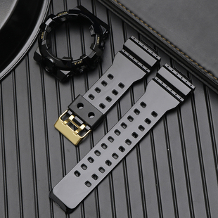 CM手表带配件 适配卡西欧5522黑武士GA 710GB冰韧表壳GA700SKE