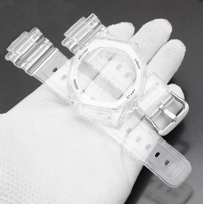 适配卡西欧GA2110SU/2100ET/SKE/BP/GAB2100八角农家橡树表壳表带