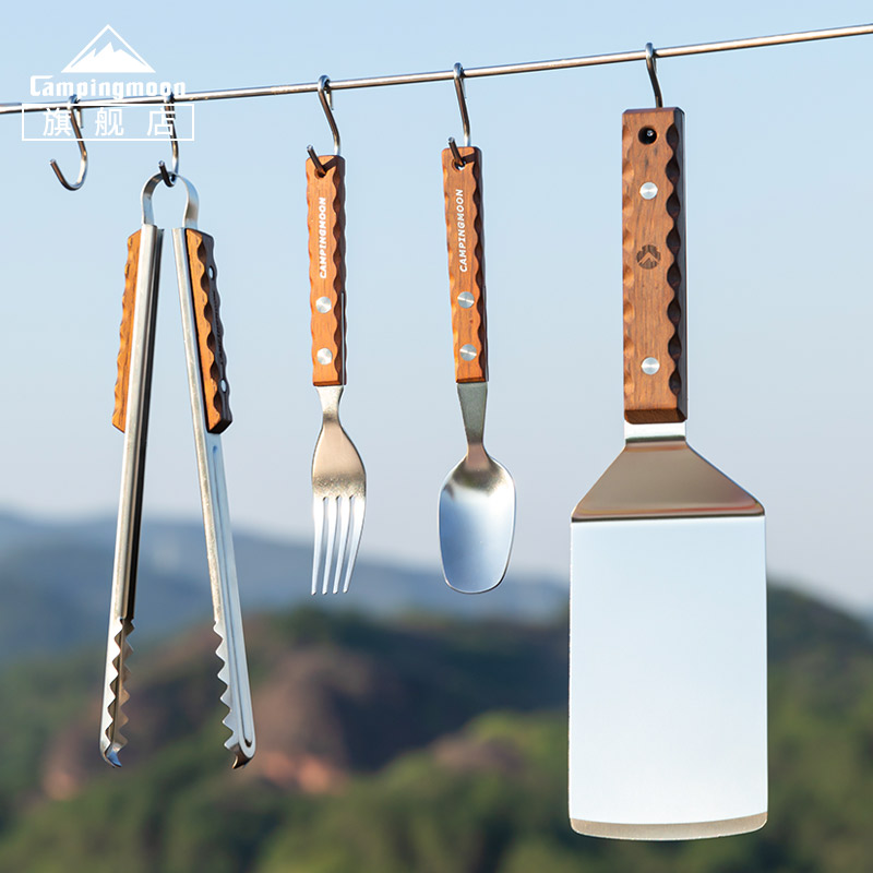 柯曼铁板烧料理铲不锈钢304煎牛排专用 MS-29煎饼煎蛋多功能铲刀