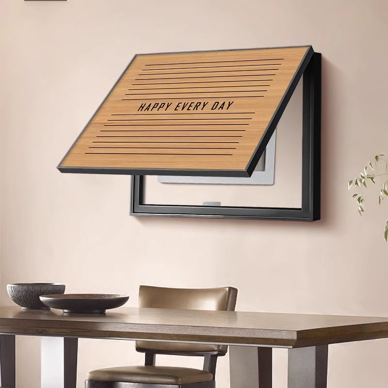 玄关电表箱装饰画电闸盒挂画总开关遮挡盖板入户门配电箱超薄盖板