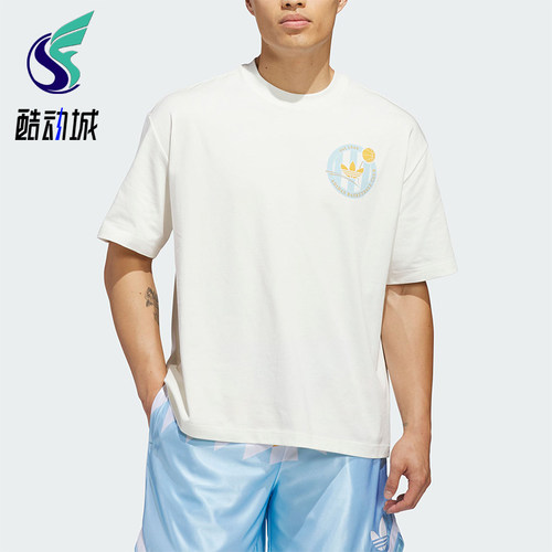 Adidas/阿迪达斯正品三叶草男士经典圆领轻盈篮球风短袖T恤KD3613