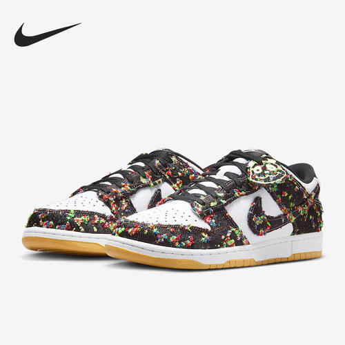 Nike/耐克正品DunkLowRetro新款男白黑色经典街头板鞋IB2263-100