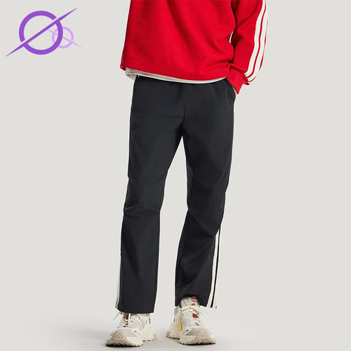 Adidas/阿迪达斯正品春秋男士休闲拒水梭织直筒运动长裤KR3077