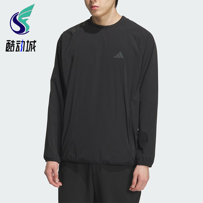 Adidas/阿迪达斯正品CREW JACKET男士梭织高尔夫运动卫衣JM2942