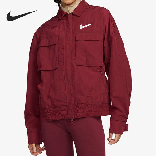 Nike/耐克正品新款女士梭织工装运动休闲宽松外套DR5620-638