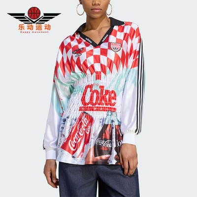 Adidas/阿迪达斯正品三叶草女士印花时尚运动长袖T恤KY7547