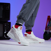 中国李宁板鞋 AGCR233 Mid中帮运动鞋 男女冬新款 惟吾SUPERWAVE