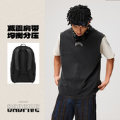 新款 李宁正品 春季 反伍BADFIVE男子柔软舒适宽松连帽背心AVSU437