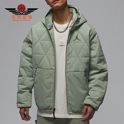 Nike/耐克正品JORDAN男士保暖宽松休闲轻薄棉服HV4870-377