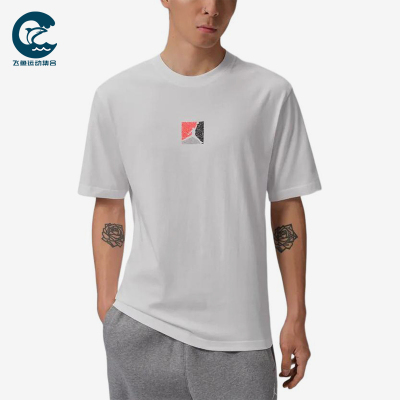 Nike/耐克正品JORDAN新款男白色印花圆领经典短袖T恤IF3065-100