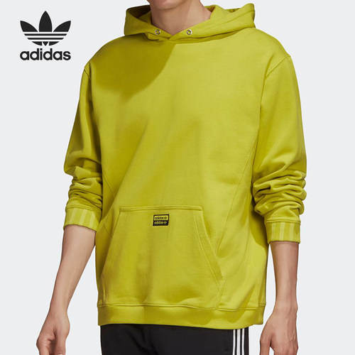 Adidas/阿迪达斯正品三叶草男士运动连帽卫衣套头衫GD9346
