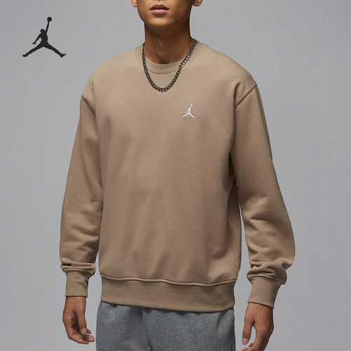 Nike/耐克正品JORDAN男士宽松保暖圆领运动卫衣FV7296-257