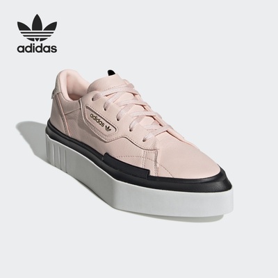 阿迪达斯女子复古厚底板鞋
