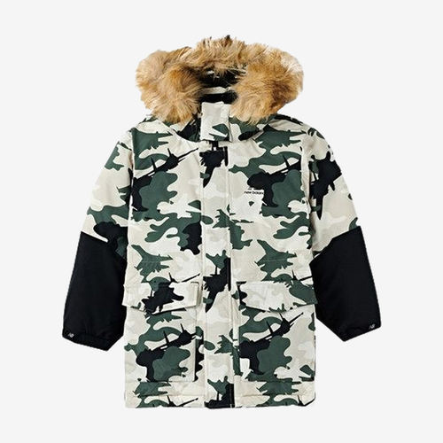 New Balance新百伦正品儿童连帽保暖休闲运动羽绒服7PB45033-MIX