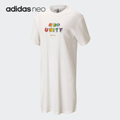 女子休闲透气连衣裙 Adidas 新款 2021年夏季 H65029 阿迪达斯正品