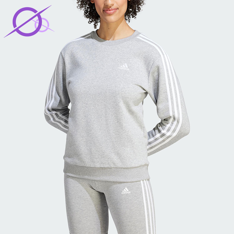 Adidas/阿迪达斯正品W 3S FL SWT女士圆领运动休闲经典卫衣IM0206
