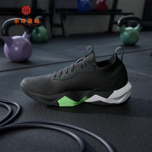 Adidas/阿迪达斯正品2025男士减震透气网面系带运动训练鞋JS3167