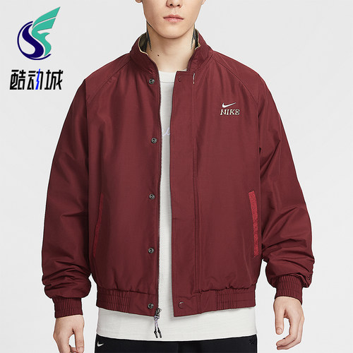 Nike/耐克正品2025冬季款男士日常立领刺绣休闲外套IQ3705-613