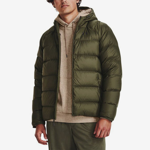 UA/安德玛正品运动男士复古保暖轻盈拉链休闲羽绒服1372651-390