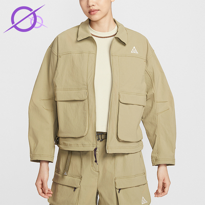 Nike/耐克正品2026春季款女士刺绣耐穿经典运动外套HV0584-276