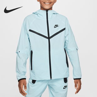 474 Tech大童梭织夹克连帽拼接宽松外套HQ8911 Nike 耐克正品