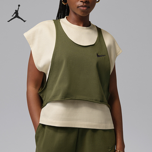 Nike/耐克正品Jordan女士时尚休闲圆领套头短袖T恤IM6357-133