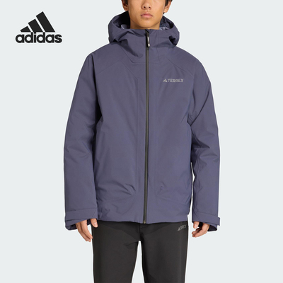 Adidas/阿迪达斯正品TEREXTEREX新款男紫色探夹克外套KC8491