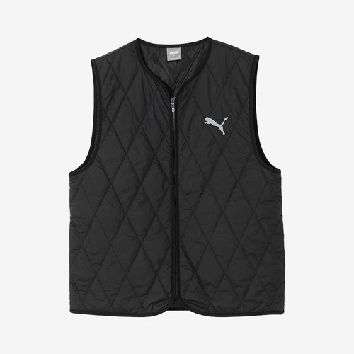 Puma/彪马正品秋季新款男士保暖运动夹棉背心马甲686338-01