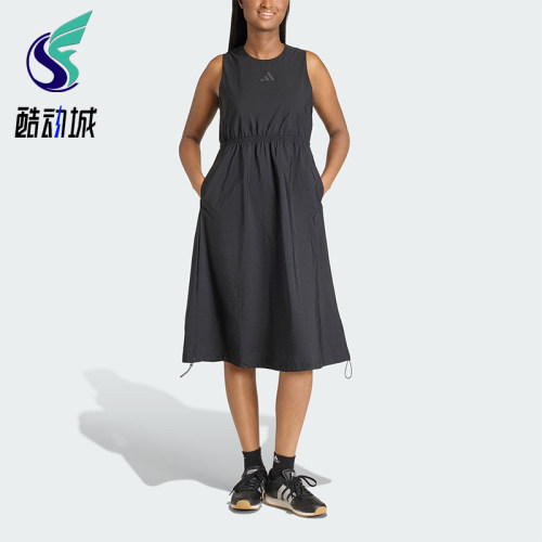 Adidas/阿迪达斯正品CITY TECH DRESS 女士经典无袖连衣裙JZ6953