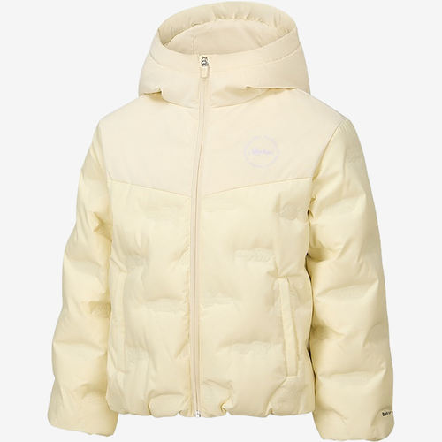 Skechers斯凯奇正品儿童短款连帽保暖拉链羽绒服P425G002-02EP