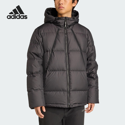 Adidas/阿迪达斯正品GOOSE DOWN JACKET男士休闲防风羽绒服JV6210