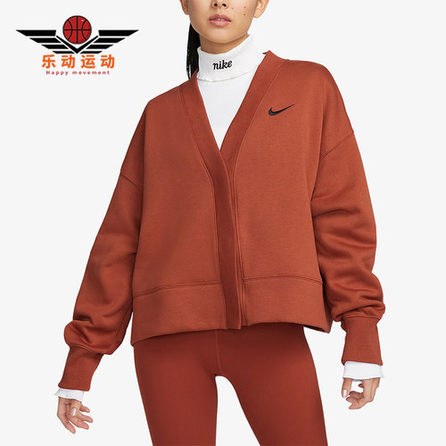 耐克女士宽松时尚复古外套
