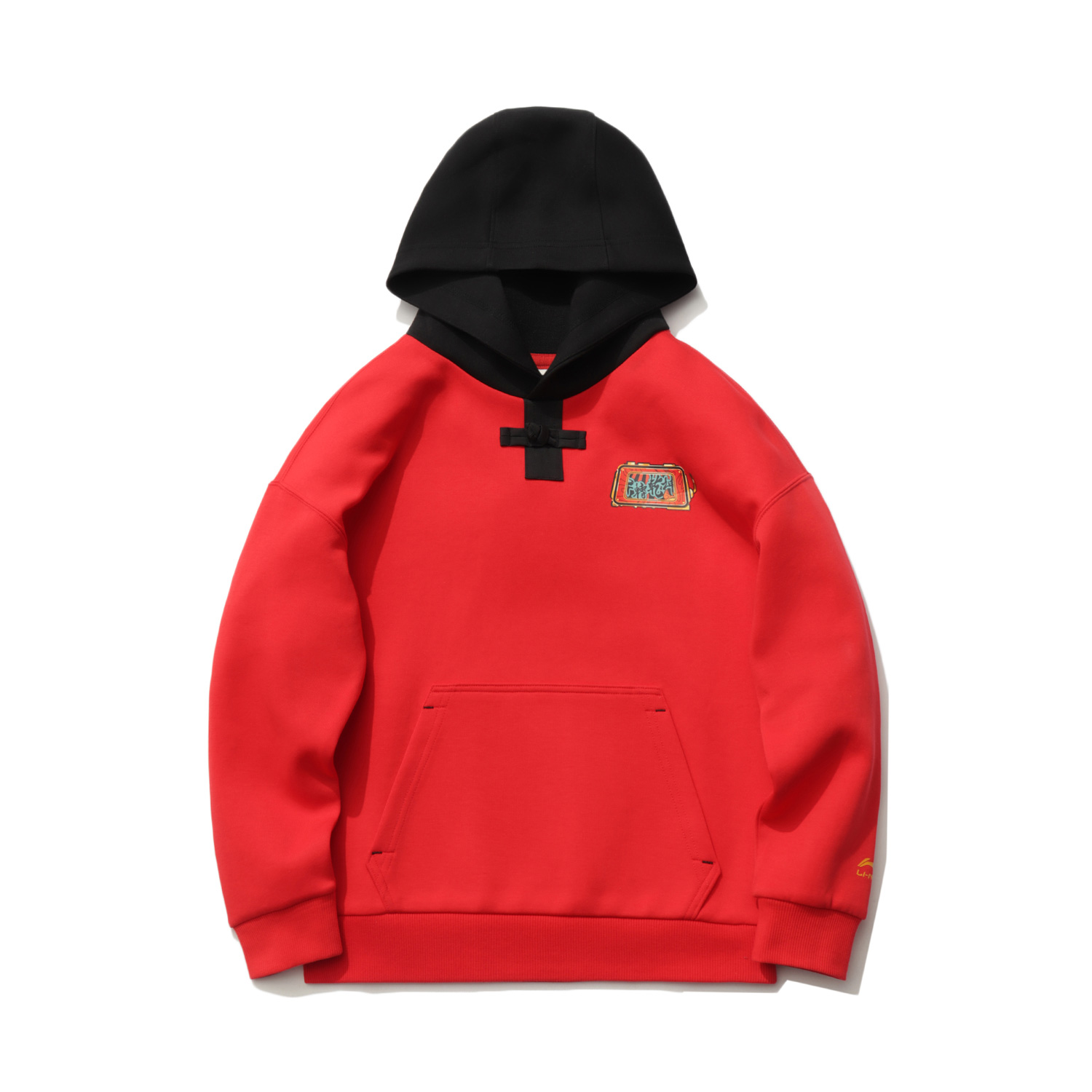 李宁正品儿童春连帽卫衣男女大童牛转乾坤系列运动服YWDR201