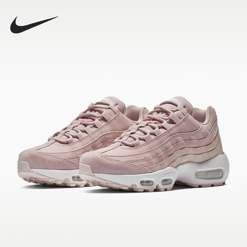 Nike/耐克正品AIRMAX95新款女粉色增高鞋跑步鞋807443-503