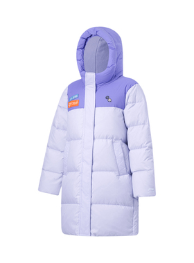 Lining/李宁正品冬季儿童运动生活系列宽松连帽保暖羽绒服YYMT048