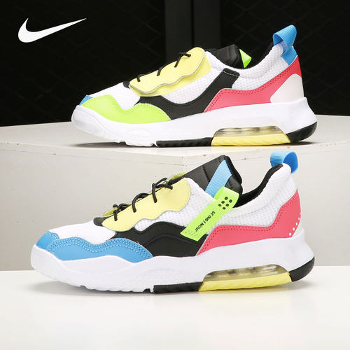 Nike/耐克正品 JORDAN 新款低帮系带大童运动休闲鞋 CW6595-110