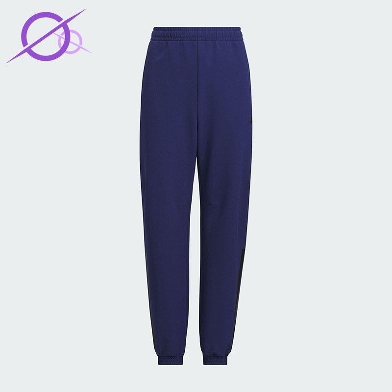 Adidas/阿迪达斯正品2025秋季款儿童耐穿运动梭织休闲裤KB5101