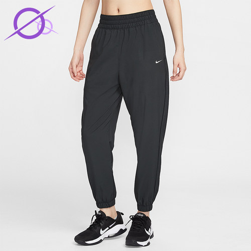 Nike/耐克正品One Dri-FIT 女士运动高腰轻盈梭织长裤HJ1051-013