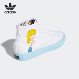 DB3379 三叶草男女潮流耐磨中帮运动板鞋 Adidas 阿迪达斯正品