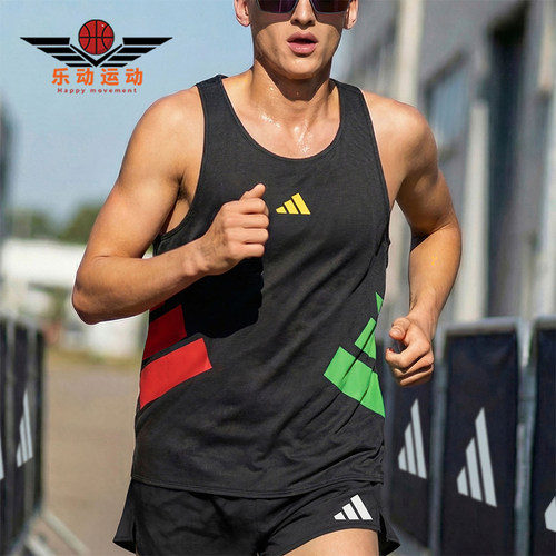 Adidas/阿迪达斯正品ALL TIME TANK TOP男士经典健身背心KF4001